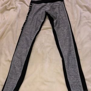 Grey and black pink pants